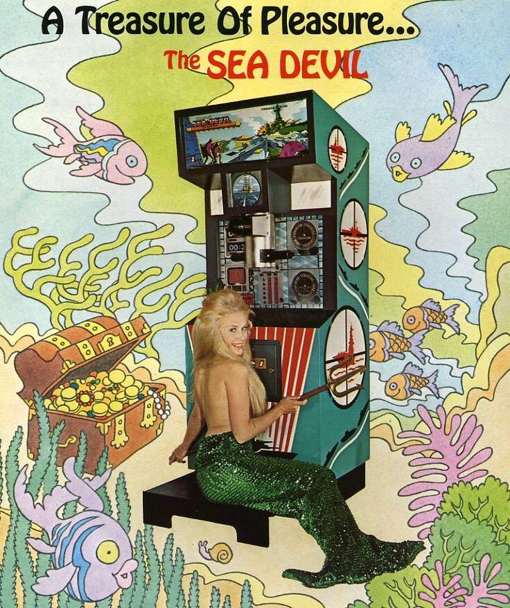 Sea Devil-arcade-flyer