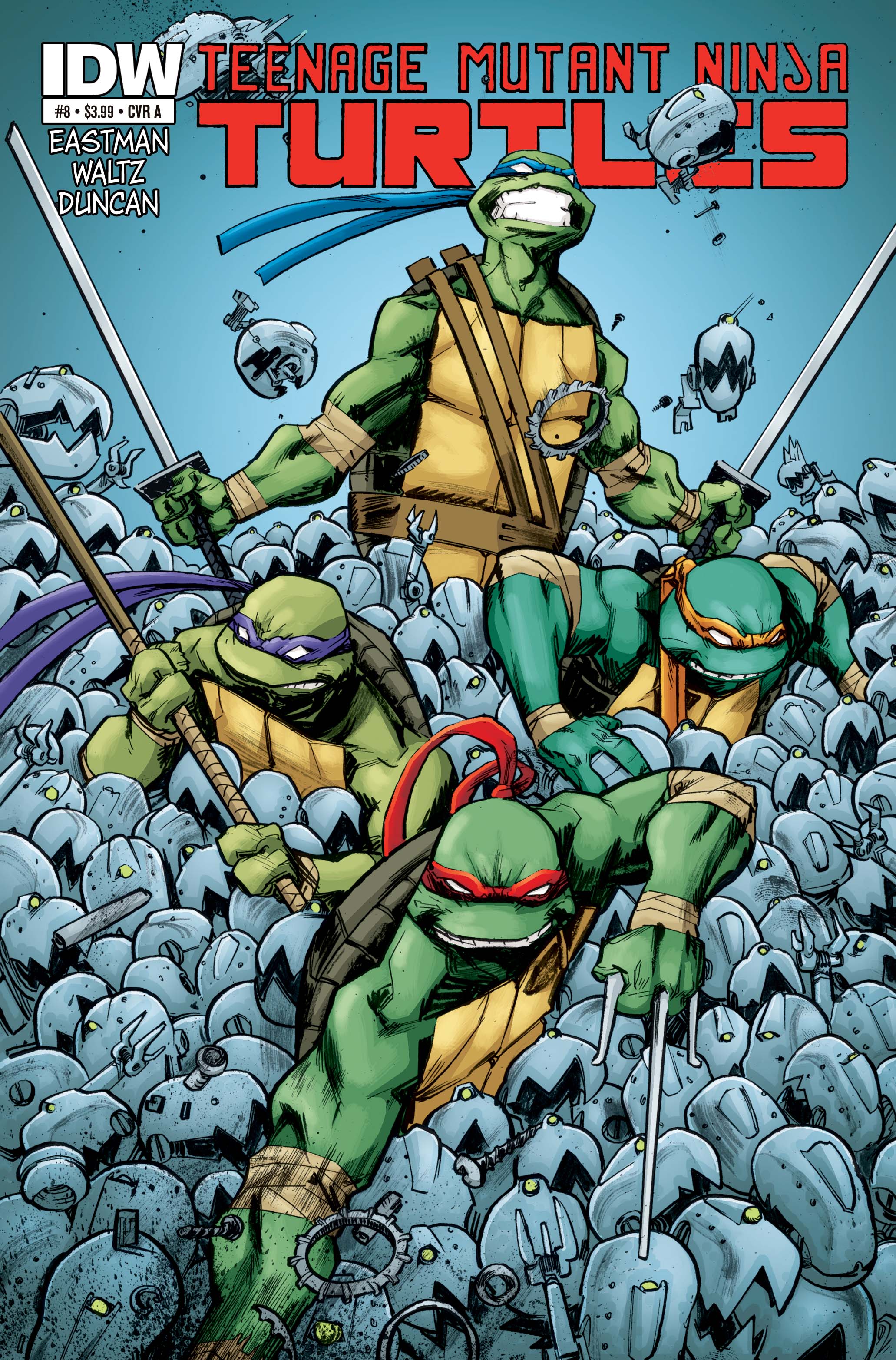 IDW-TMNT-08 Cover-A Duncan editor new idw Comic Teenage Mutant Ninja Turtles