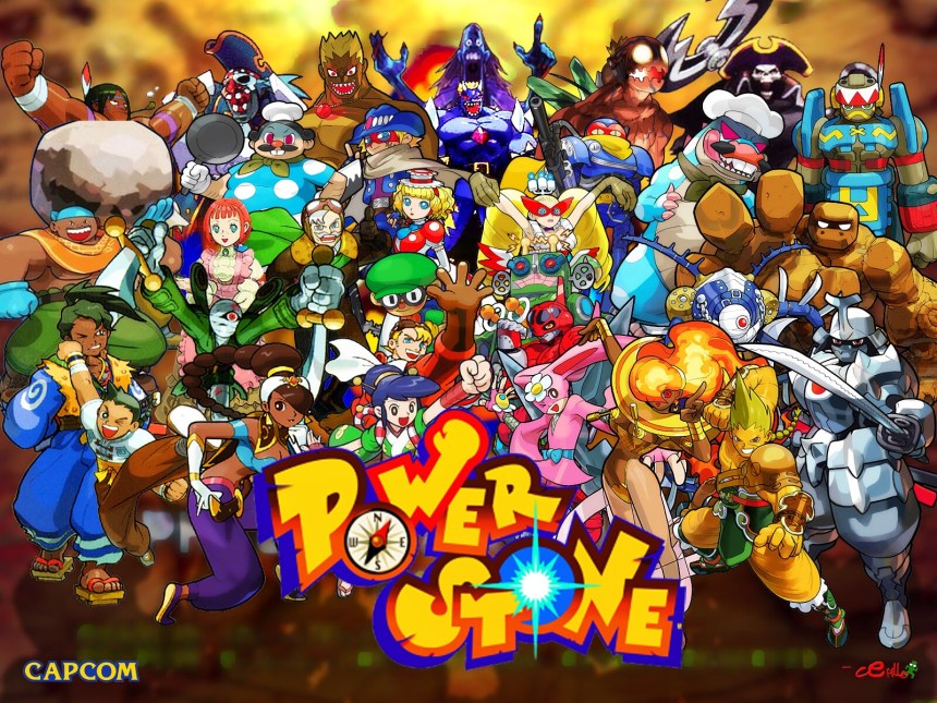 Power Stone capcom dreamcast art
