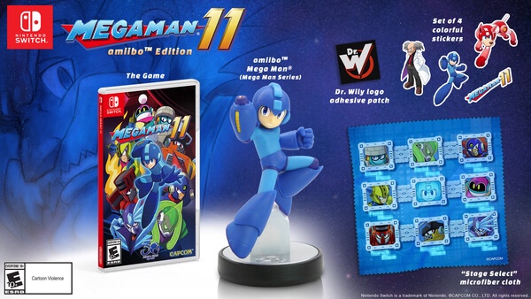 Mega Man 11 merchandise nintendo switch