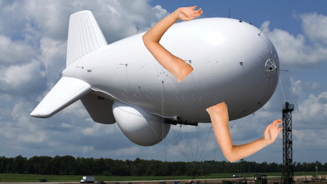 blimp with arms faith movie