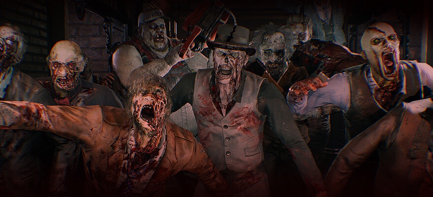 Zombies from House of the Dead: Scarlet Dawn