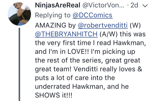NinjasAreReal's opinion on Hawkman