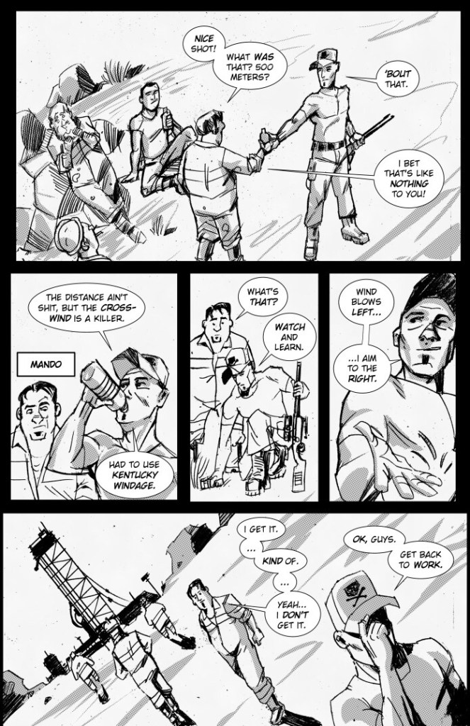 Sample Iron Sights Splatto Comics