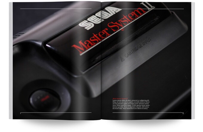 SEGA Master System console page sample
