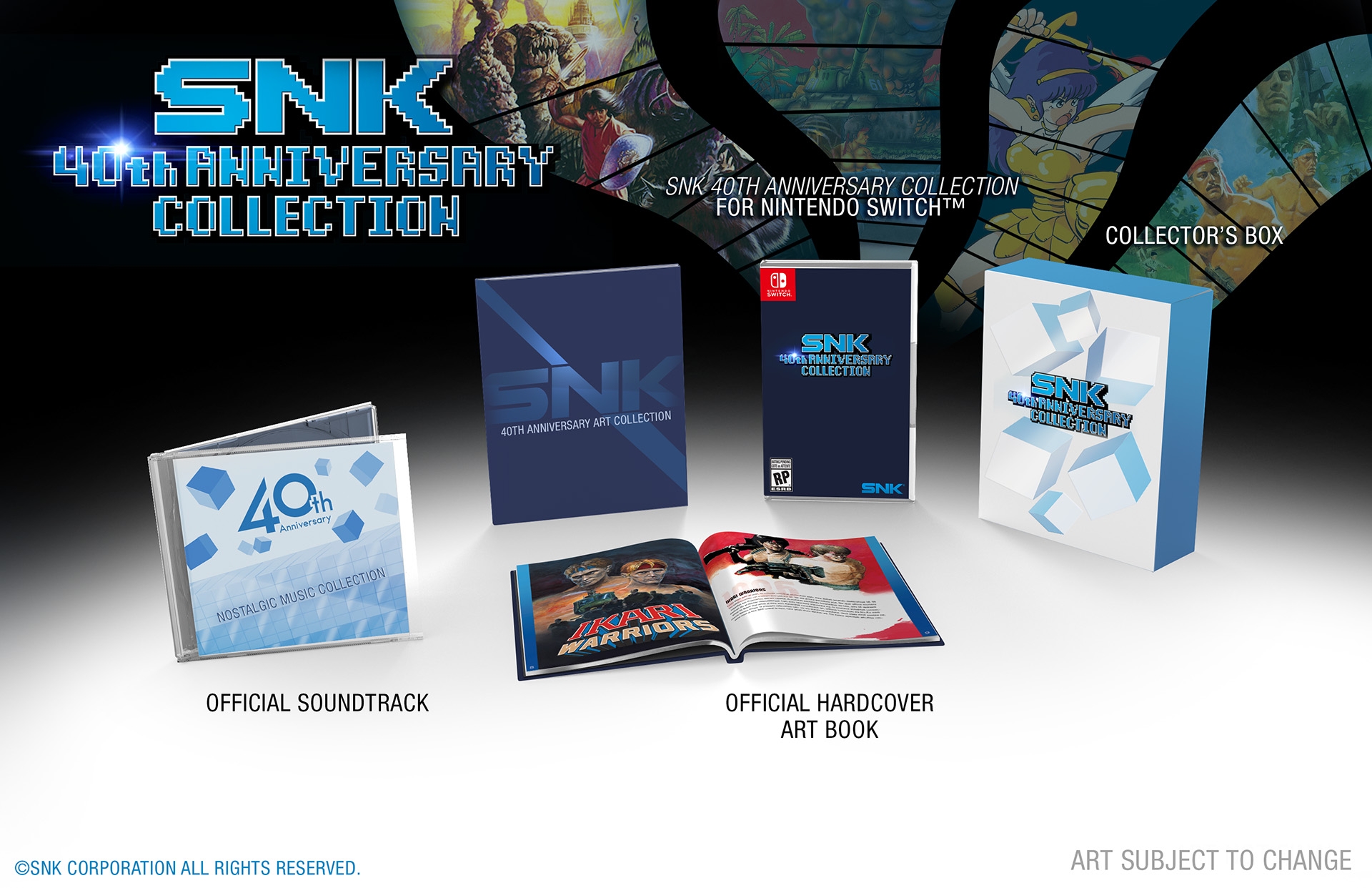 SNK 40th anniversary collection limited edition merchandise 2