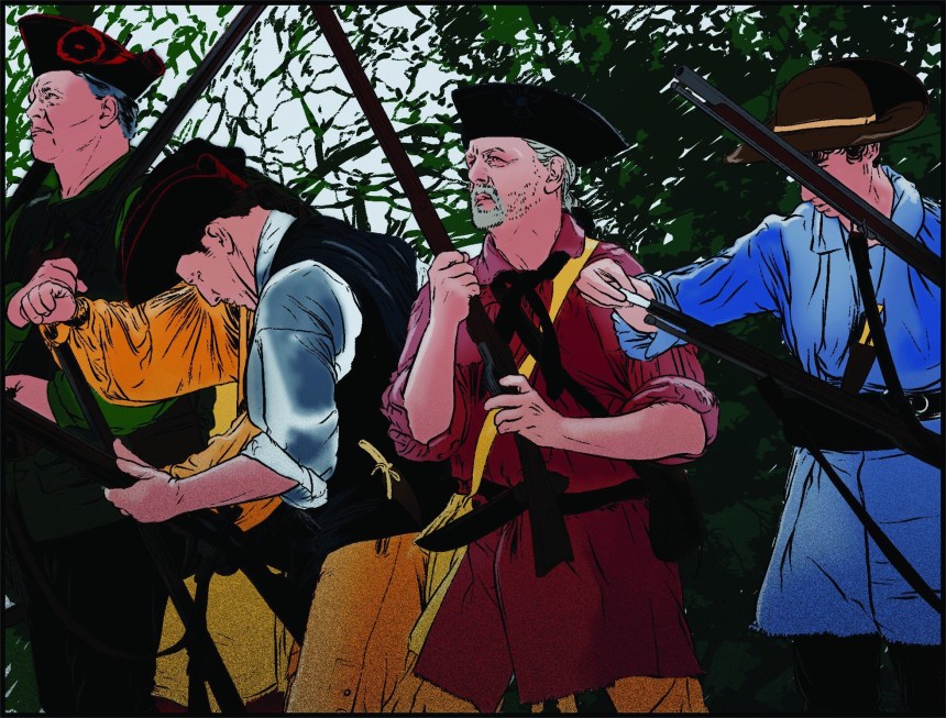 General Washington: Victory or Death Soldiers Comic Panel No. 2