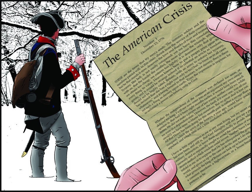 General Washington: Victory or Death The American Crisis Comic Art Panel