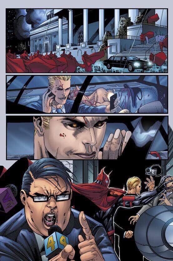 Graveyard Shift Comic Book Sample No. 3 News Reporter