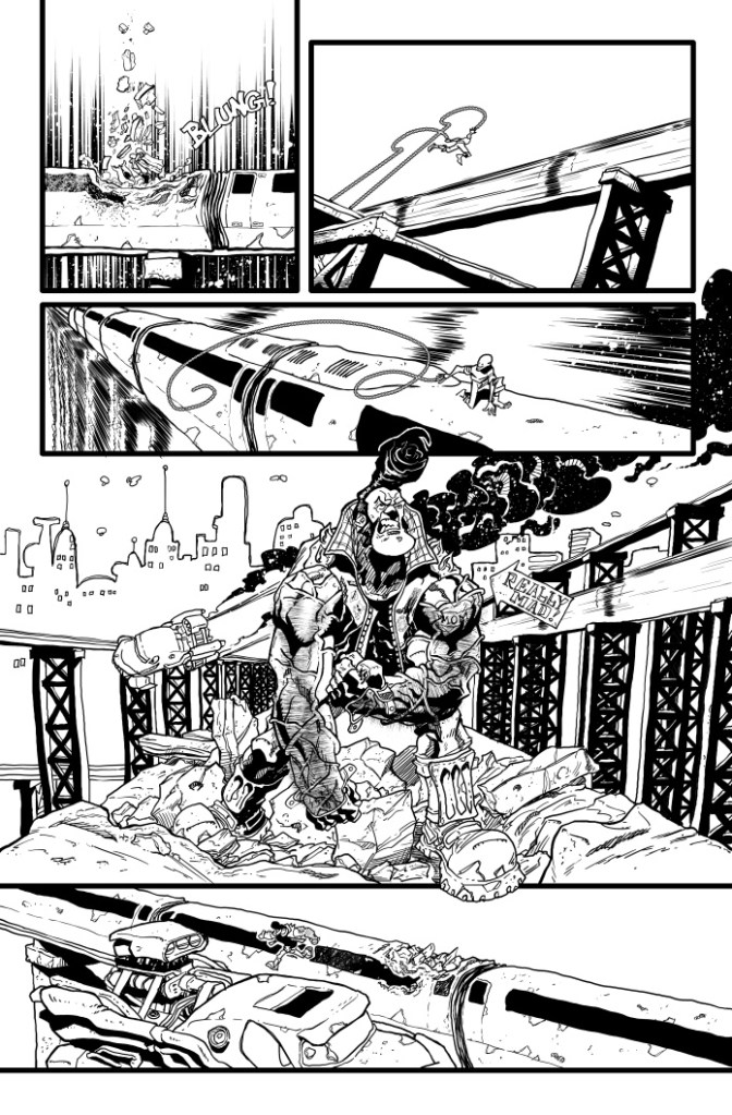 Brutus the Badass train sample page