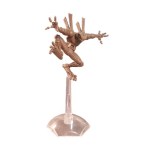 Cyber Frog Bronze Figurine