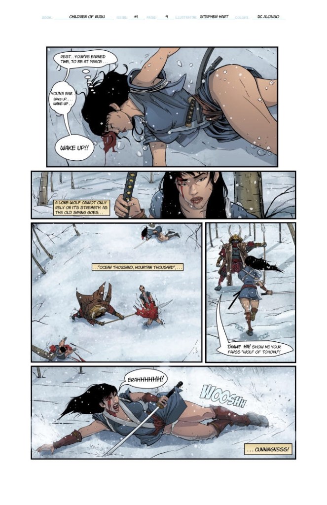 Asami: Children of Rusu sample page No. 4 Asami's Revenge