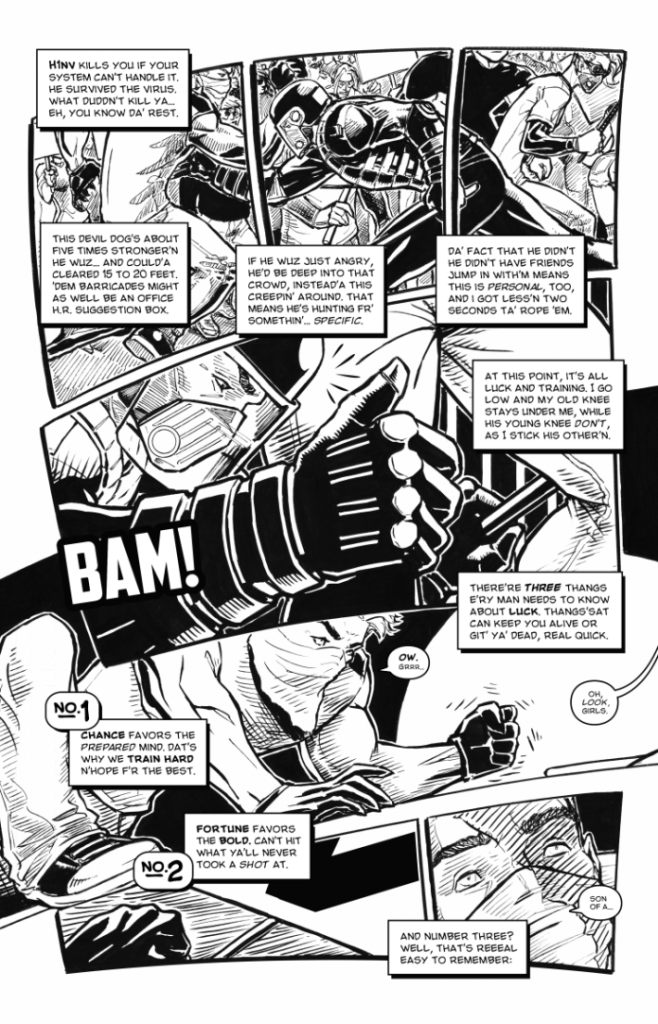 Conflict: Claws Out sample page No. 3 the three things to remember