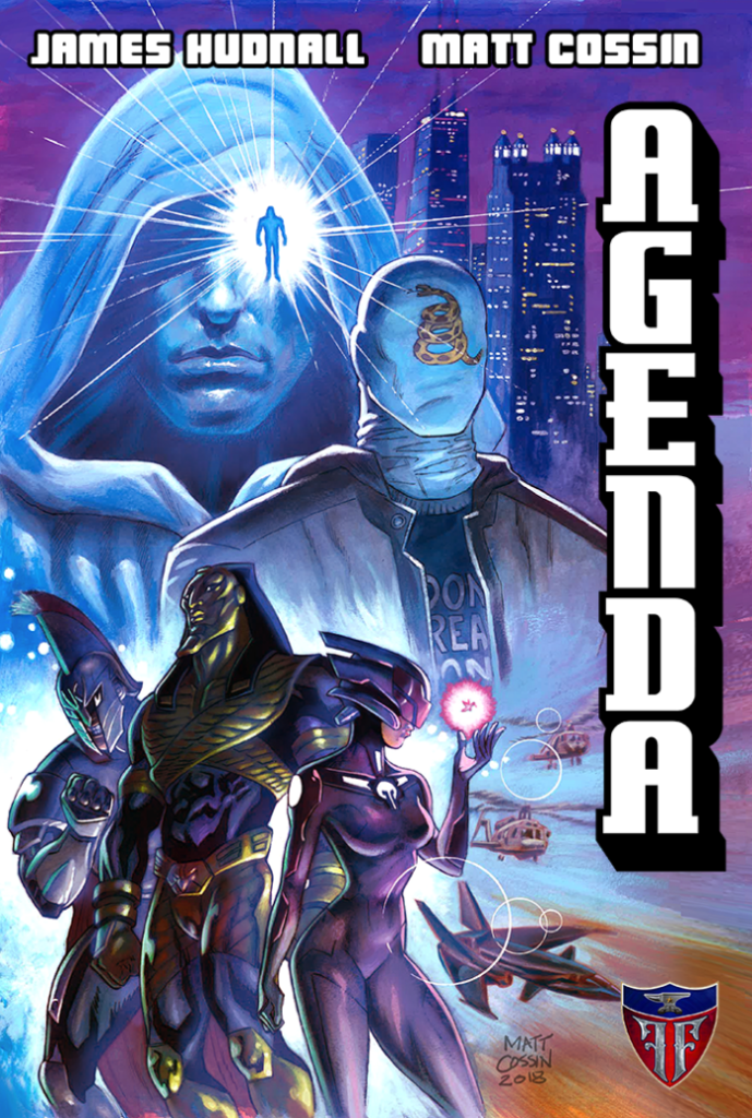 Agenda Indiegogo James Hudnall comic cover