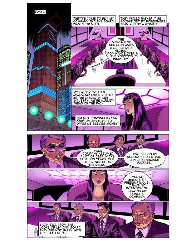 Agenda James Hundall sample page No. 3 Tokyo board meeting