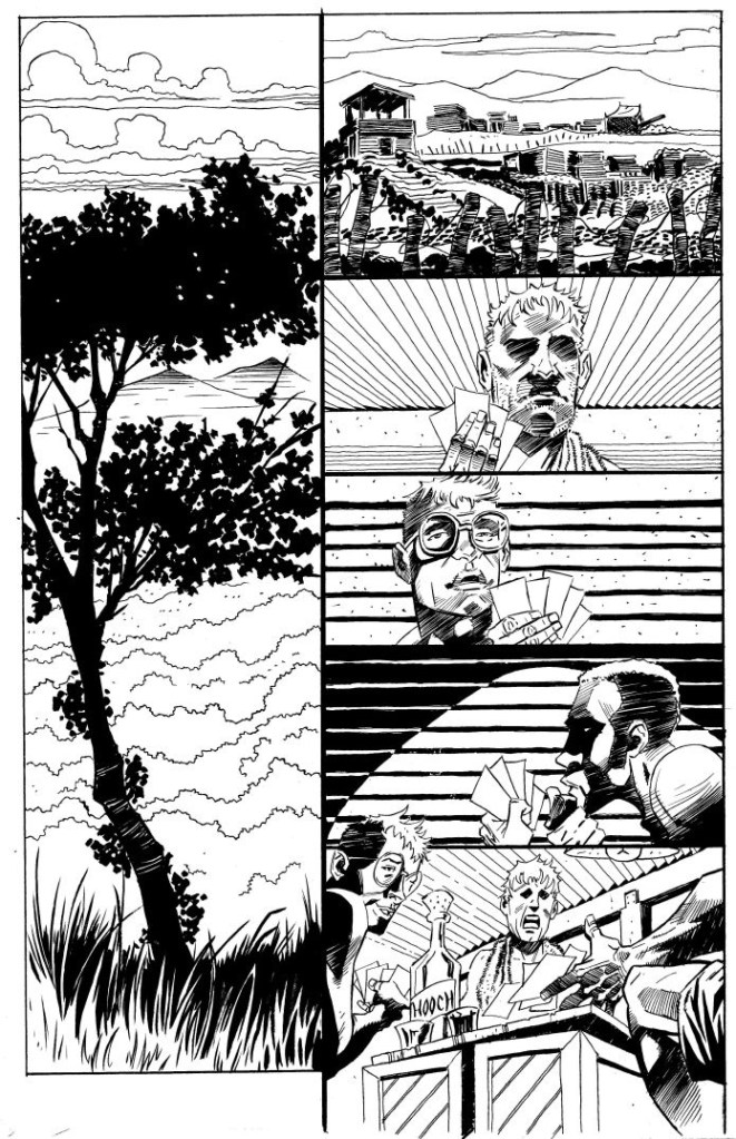 The Knox sample page No. 1 bar card game