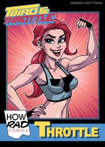 Throttle How Rad Comics concept art