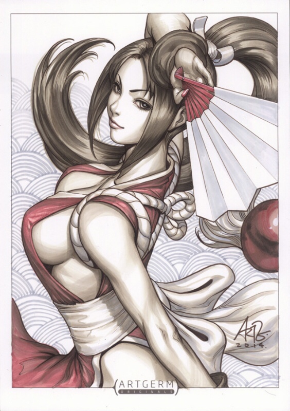 King of Fighters XV Artgerm artwork