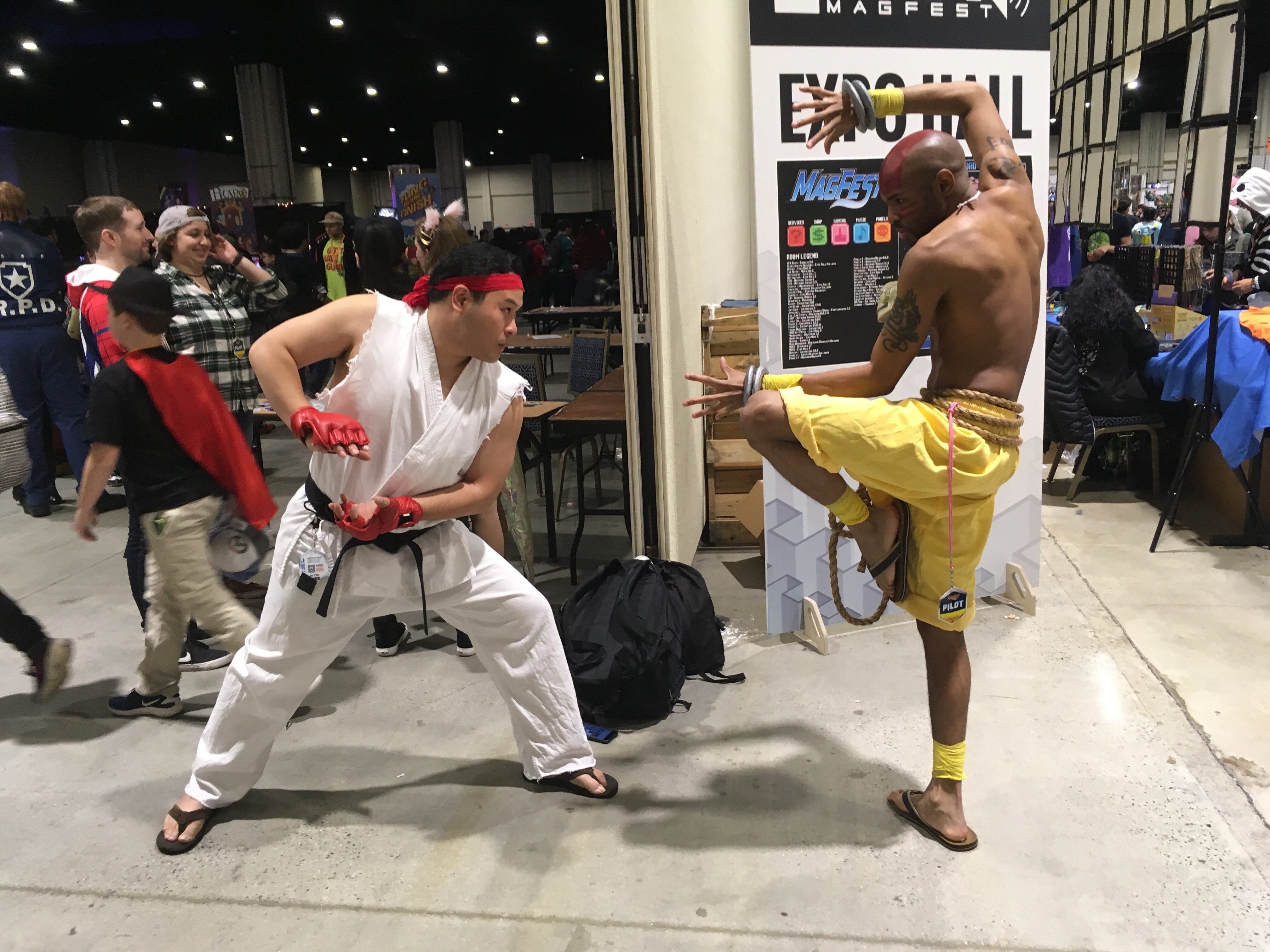 Ryu and Dhalsim cosplay img_3230