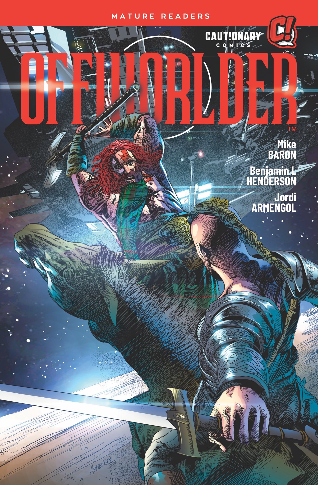 Offworlder comic book cover Cautionary Comics