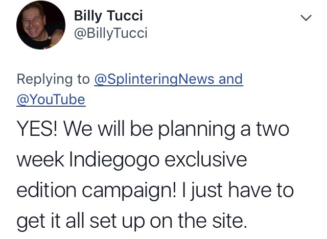 Billy Tucci confirms follow up campaign