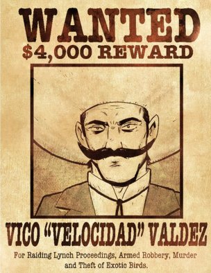 Pistolera_wanted poster_The Splintering_western_comic
