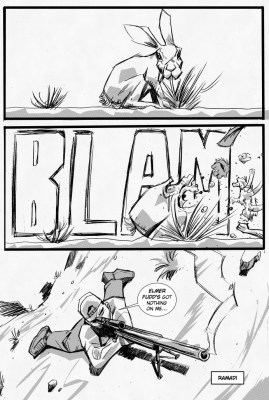 iron-sights-comic-book-review-richard-meyer-the-splintering-monochrome-may-sniper-rifle