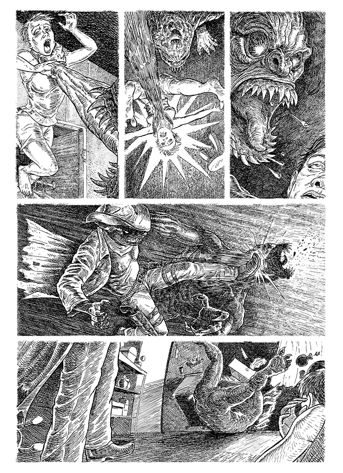 Cryptidnals comic book page
