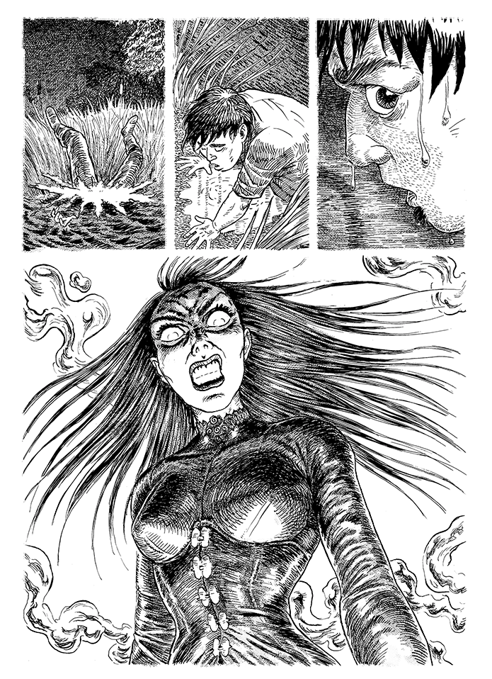 Cryptidnals comic book art