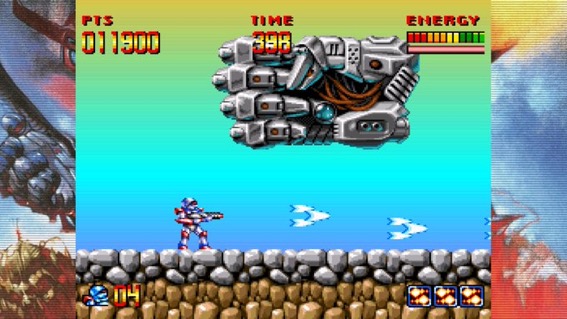 Super Turrican fist boss screenshot